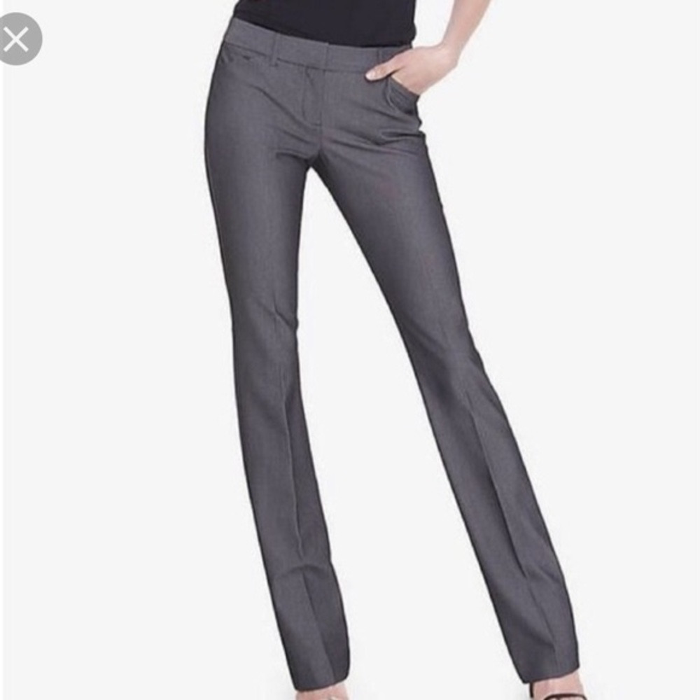 Express Editor Mid Rise Relaxed Trouser Pant